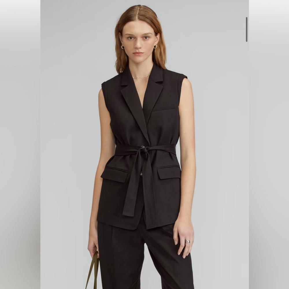 Everlane sleeveless blazer, NWT